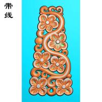 镂空花草挂件精雕图（LK0088）
