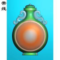 花瓶挂件精雕图(QTG-050)