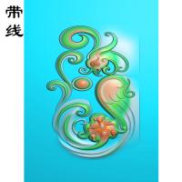 仿古凤挂件精雕图(FLF-006)