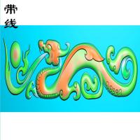长仿古龙挂件精雕图(FLF-053)