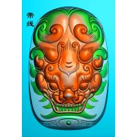 仿古兽牌精雕图(FSP-005)