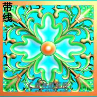 欧式方形洋花精雕图（FXH-003）