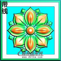 欧式方形洋花精雕图（FXH-053）