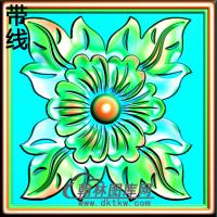 欧式方形洋花精雕图（FXH-074）