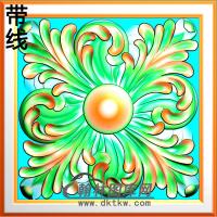 欧式方形洋花精雕图（FXH-080）