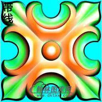 欧式方形洋花精雕图（FXH-082）