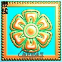 欧式方形洋花精雕图（FXH-108）