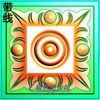 欧式方形洋花精雕图（FXH-110）