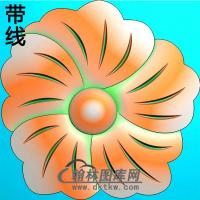 欧式方形洋花精雕图（FXH-111）
