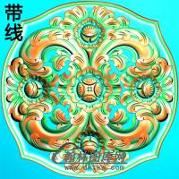 欧式方形洋花精雕图（FXH-123）