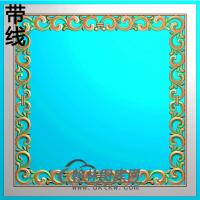 欧式方形洋花精雕图（FXH-125）