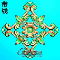 欧式方形洋花精雕图（FXH-131）