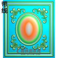 欧式方形洋花精雕图（FXH-132）