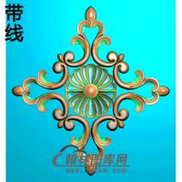 欧式方形洋花精雕图（FXH-135）