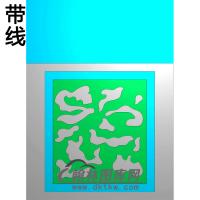 欧式方形洋花精雕图（FXH-136）