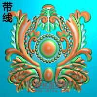 欧式方形洋花精雕图（FXH-143）