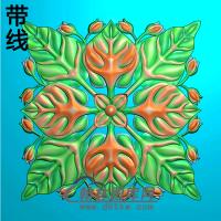 欧式方形洋花精雕图（FXH-149）