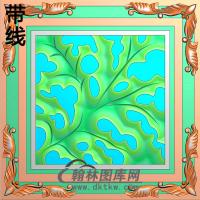欧式方形洋花精雕图（FXH-153）