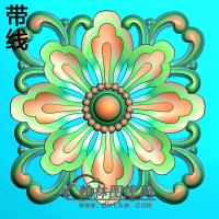 欧式方形洋花精雕图（FXH-169）