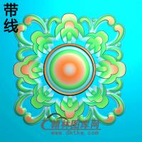 欧式方形洋花精雕图（FXH-178）