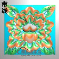 欧式方形洋花精雕图（FXH-182）
