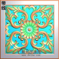 欧式方形洋花精雕图（FXH-196）