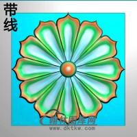 欧式方形洋花精雕图（FXH-199）