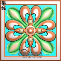欧式方形洋花精雕图（FXH-210）