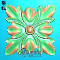欧式方形洋花精雕图（FXH-218）