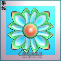 欧式方形洋花精雕图（FXH-220）