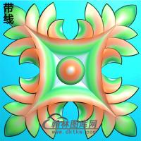 欧式方形洋花精雕图（FXH-227）