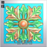 欧式方形洋花精雕图（FXH-235）