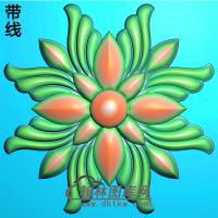 欧式方形洋花精雕图（FXH-261）
