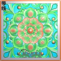 欧式方形洋花精雕图（FXH-262）