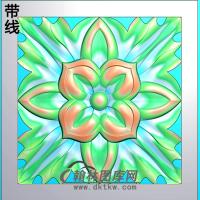 欧式方形洋花精雕图（FXH-274）