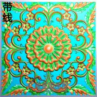 欧式方形洋花精雕图（FXH-285）