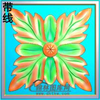 欧式方形洋花精雕图（FXH-287）