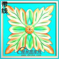 欧式方形洋花精雕图（FXH-318）