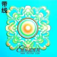 欧式方形洋花精雕图（FXH-323）