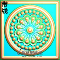 欧式方形洋花精雕图（FXH-326）