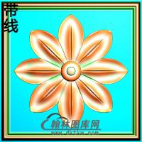欧式方形洋花精雕图（FXH-327）