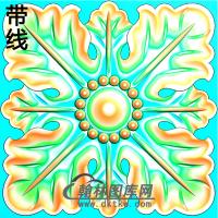 欧式方形洋花精雕图（FXH-329）