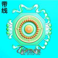 欧式方形洋花精雕图（FXH-336）