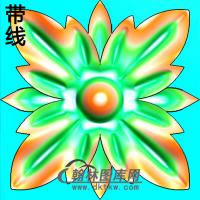 欧式方形洋花精雕图（FXH-337）