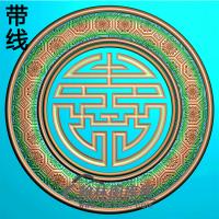 欧式圆形洋花精雕图（YXH-007）