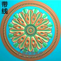 欧式圆形洋花精雕图（YXH-022）