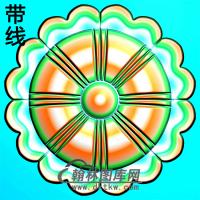 欧式圆形洋花精雕图（YXH-030）