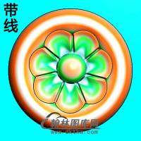 欧式圆形洋花精雕图（YXH-033）