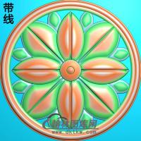 欧式圆形洋花精雕图（YXH-093）