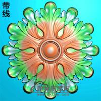欧式圆形洋花精雕图（YXH-103）